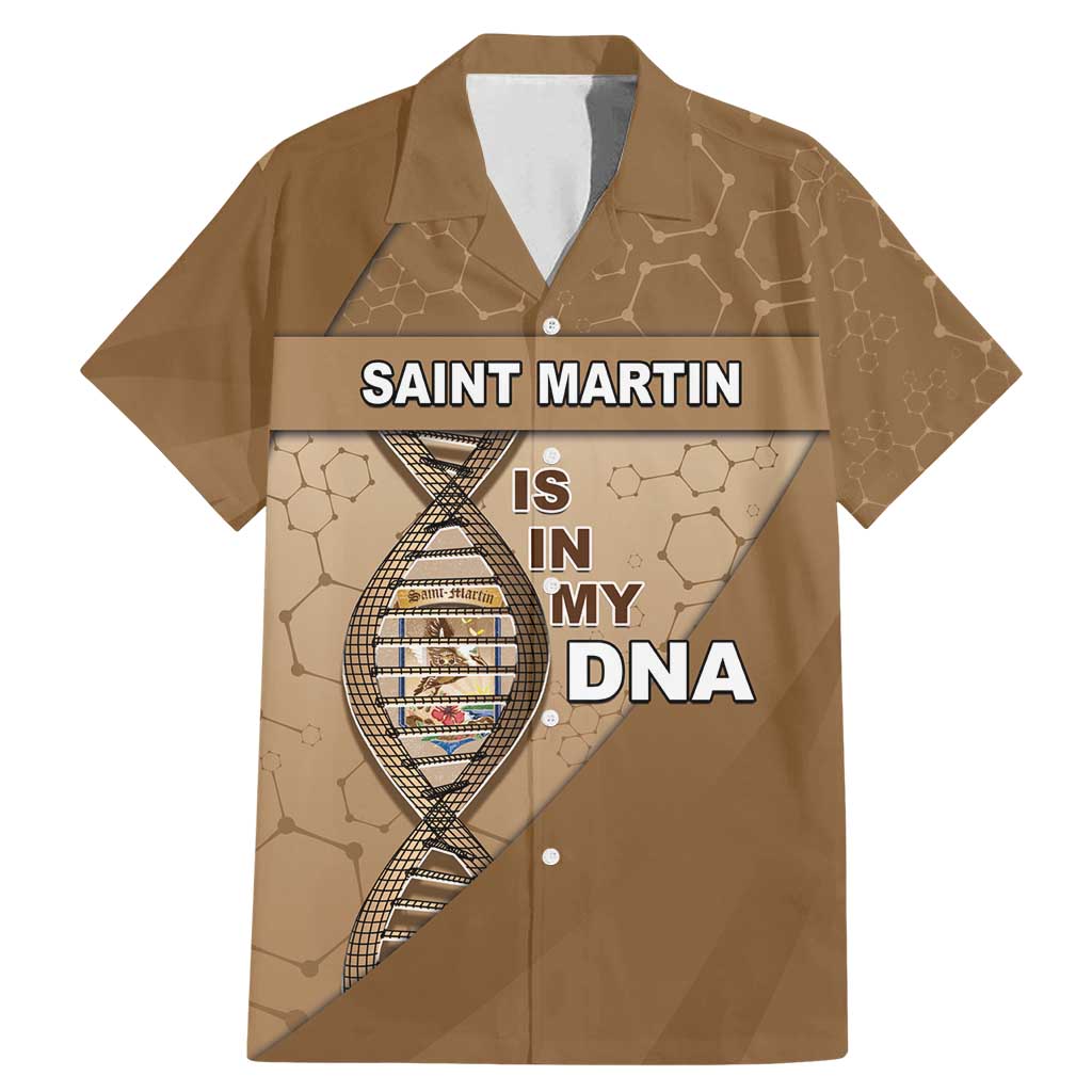 Saint Martin Is In My DNA Family Matching Mermaid Dress and Hawaiian Shirt - Wonder Print Shop