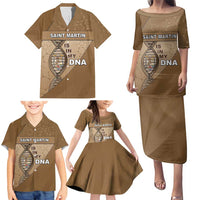 Saint Martin Is In My DNA Family Matching Puletasi and Hawaiian Shirt - Wonder Print Shop