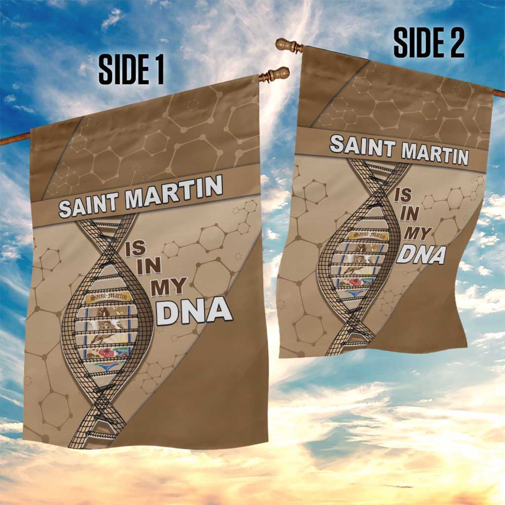 Saint Martin Is In My DNA Garden Flag - Wonder Print Shop