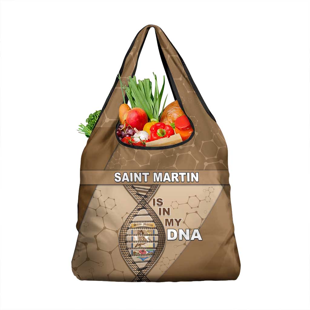 Saint Martin Is In My DNA Grocery Bag - Wonder Print Shop
