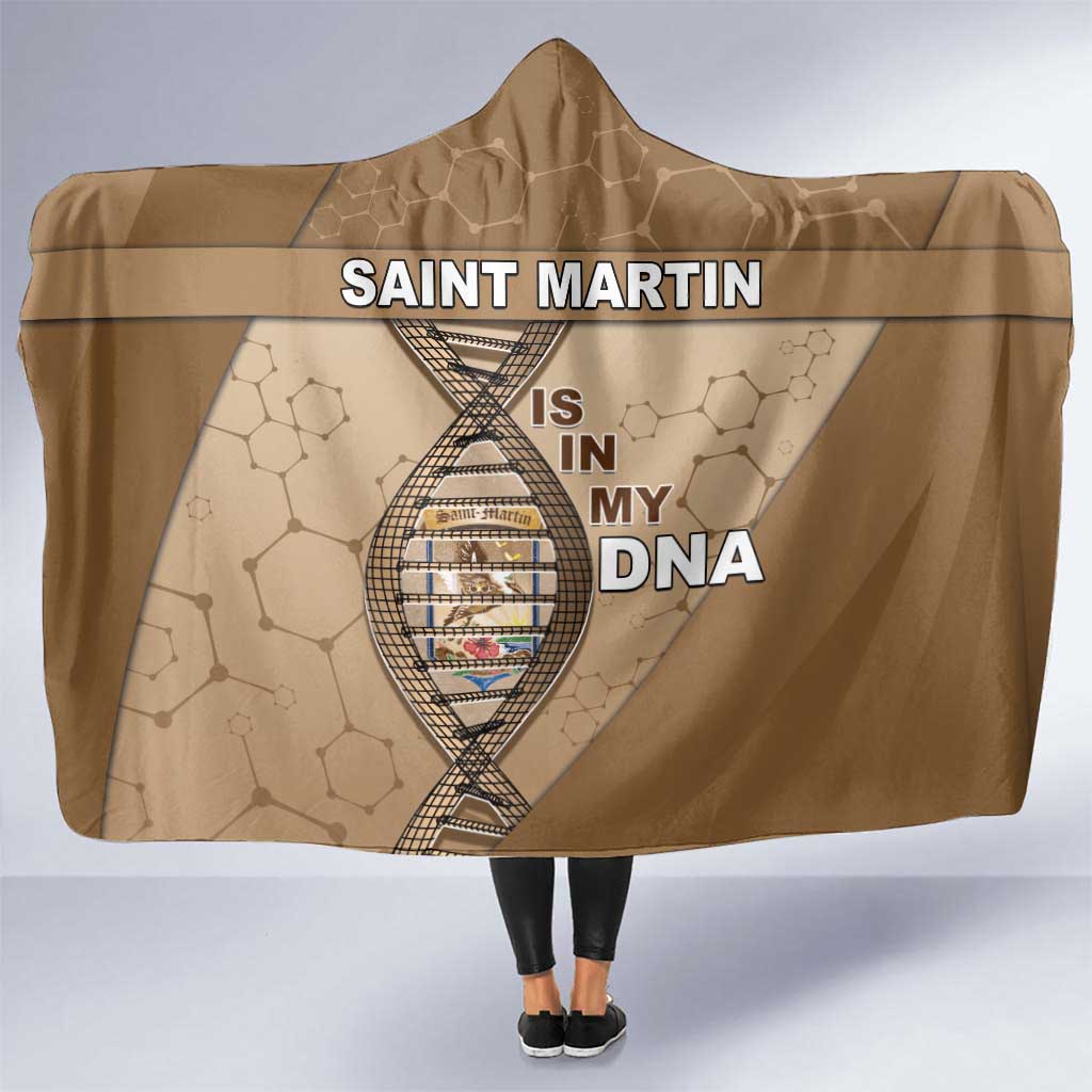 Saint Martin Is In My DNA Hooded Blanket - Wonder Print Shop