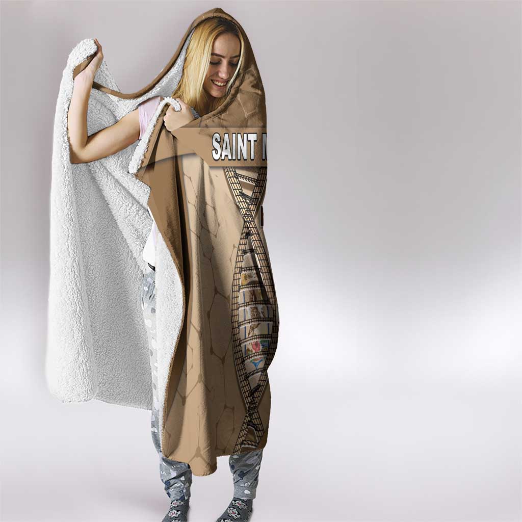 Saint Martin Is In My DNA Hooded Blanket - Wonder Print Shop