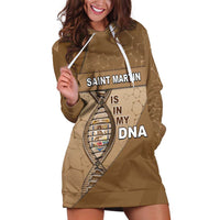 Saint Martin Is In My DNA Hoodie Dress - Wonder Print Shop