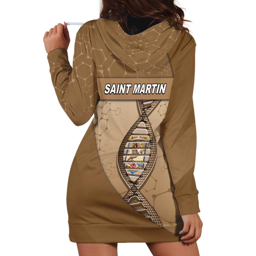 Saint Martin Is In My DNA Hoodie Dress - Wonder Print Shop