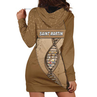Saint Martin Is In My DNA Hoodie Dress - Wonder Print Shop