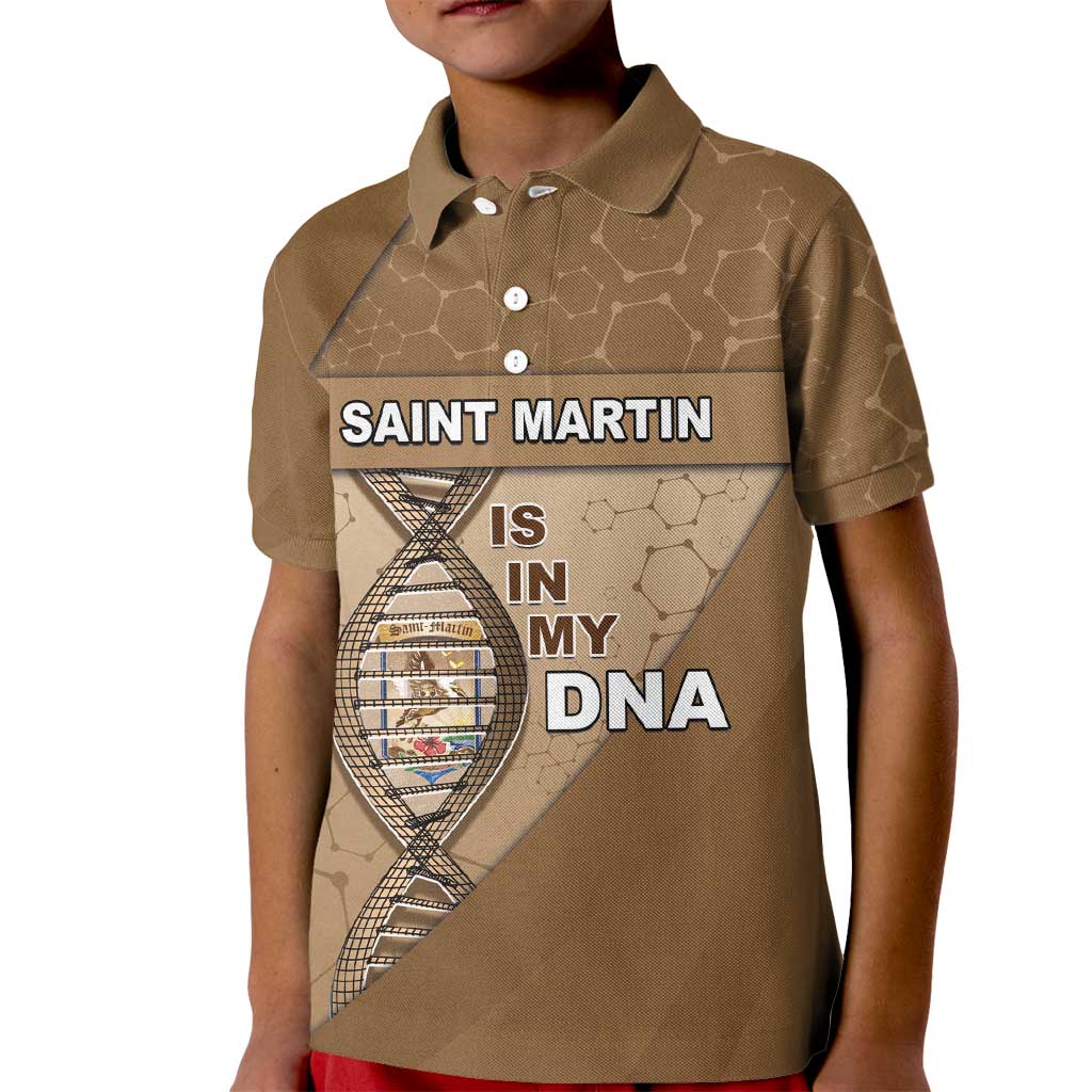 Saint Martin Is In My DNA Kid Polo Shirt - Wonder Print Shop