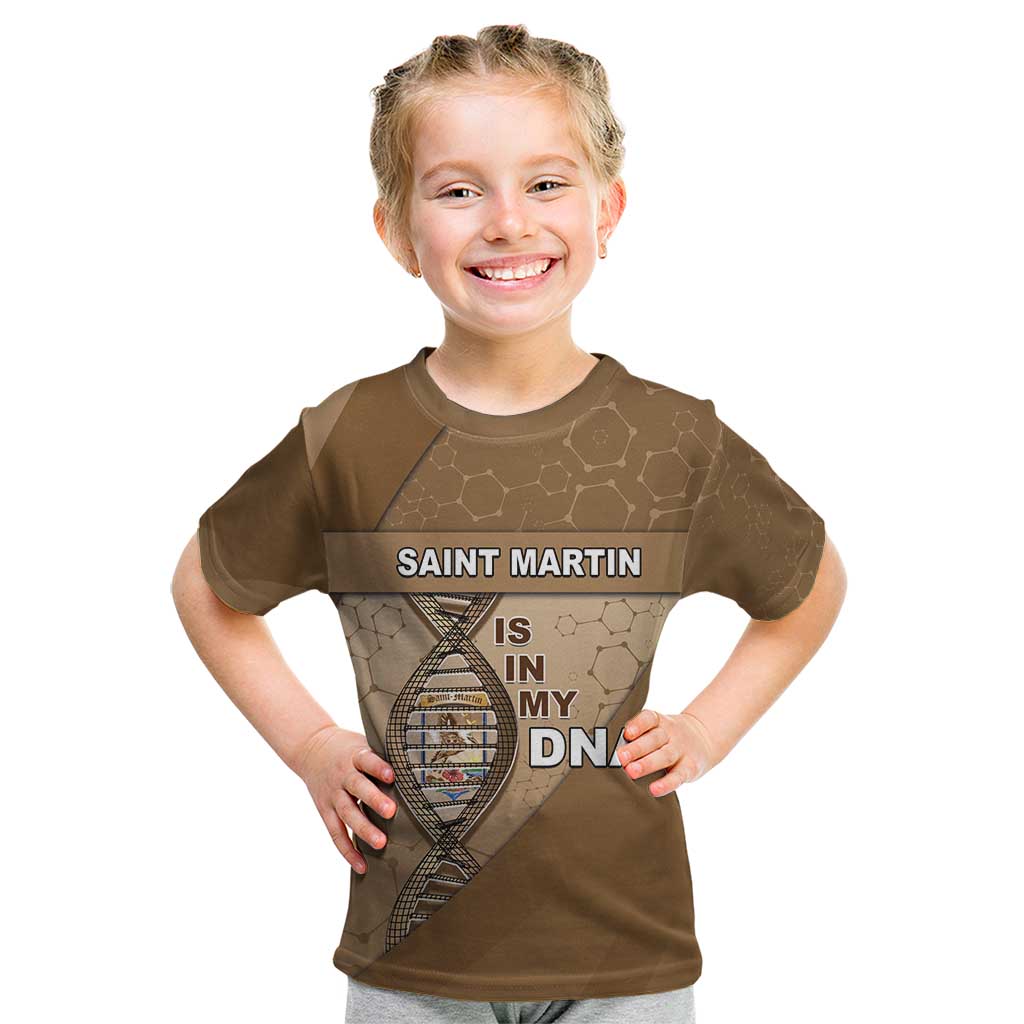 Saint Martin Is In My DNA Kid T Shirt - Wonder Print Shop