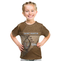 Saint Martin Is In My DNA Kid T Shirt - Wonder Print Shop
