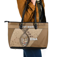 Saint Martin Is In My DNA Leather Tote Bag - Wonder Print Shop