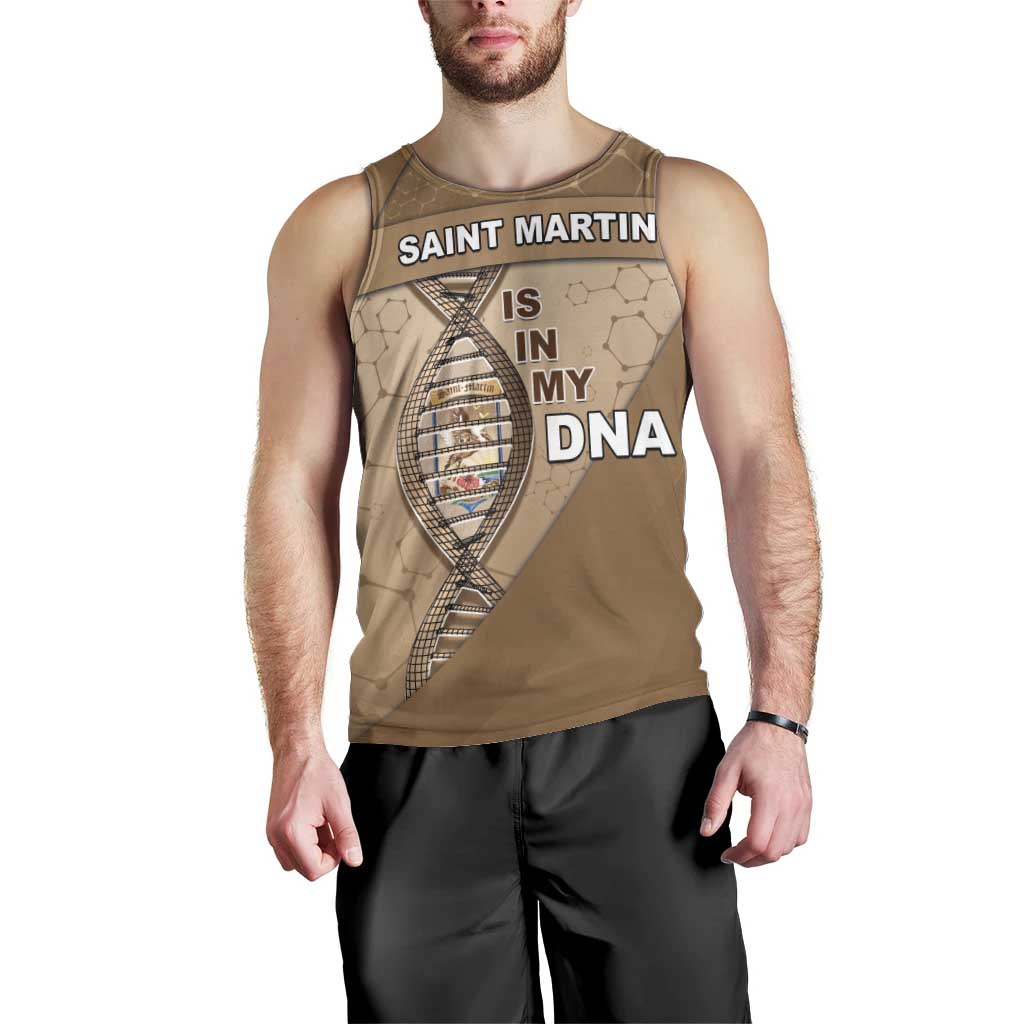 Saint Martin Is In My DNA Men Tank Top - Wonder Print Shop