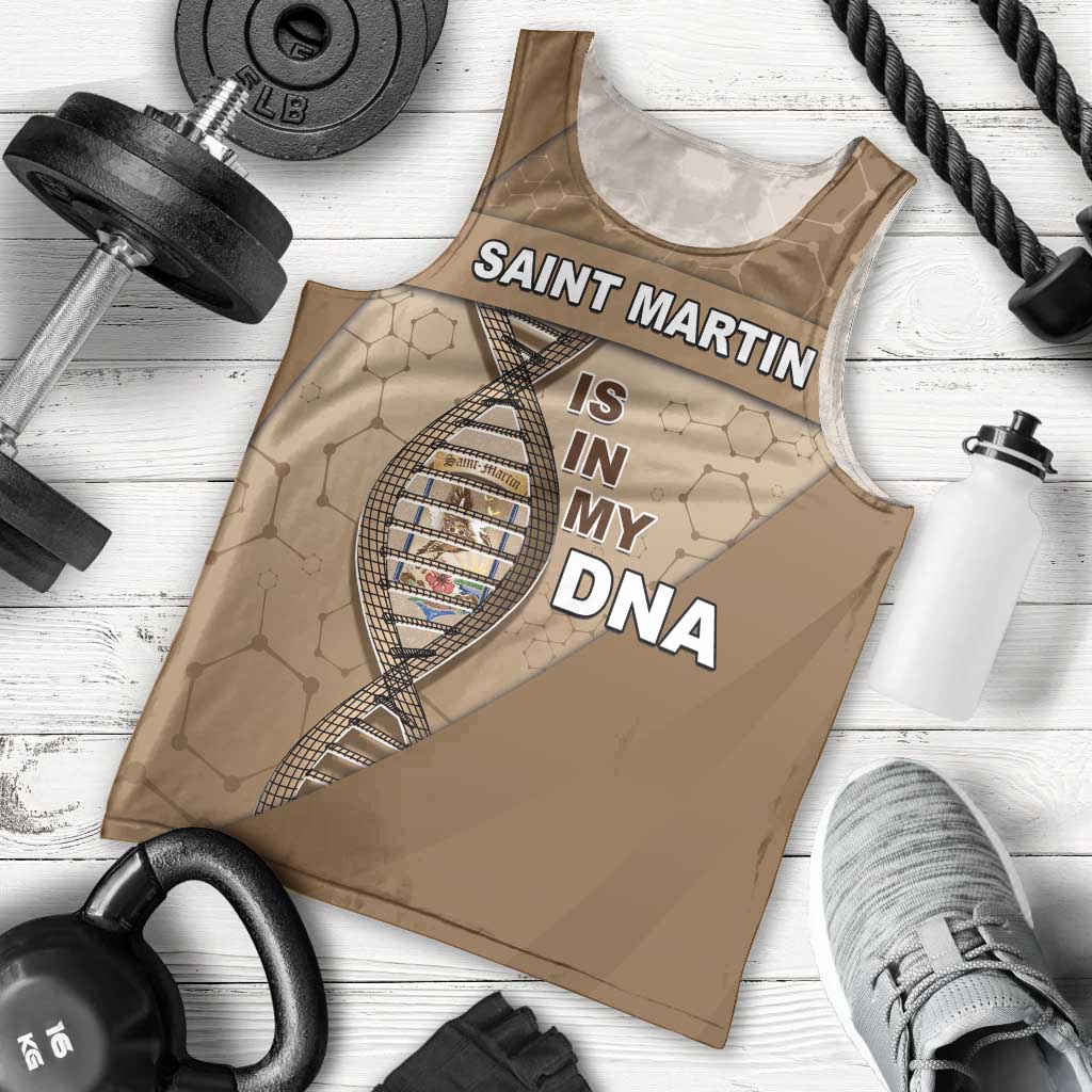 Saint Martin Is In My DNA Men Tank Top - Wonder Print Shop