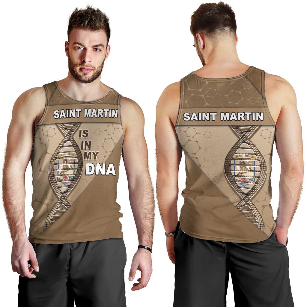 Saint Martin Is In My DNA Men Tank Top - Wonder Print Shop