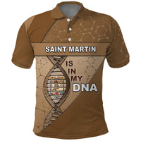 Saint Martin Is In My DNA Polo Shirt - Wonder Print Shop