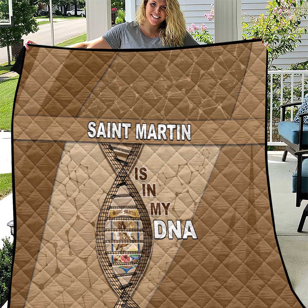 Saint Martin Is In My DNA Quilt - Wonder Print Shop