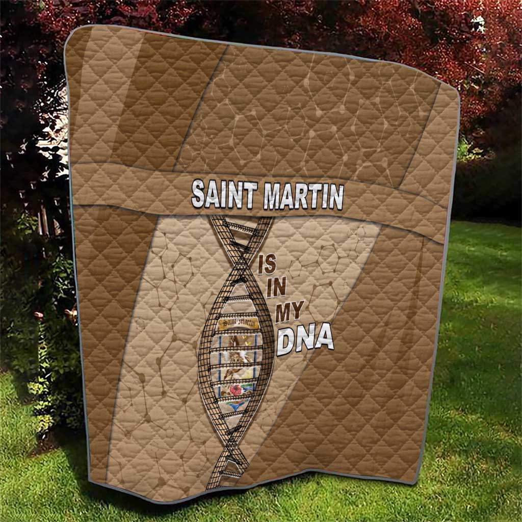 Saint Martin Is In My DNA Quilt - Wonder Print Shop