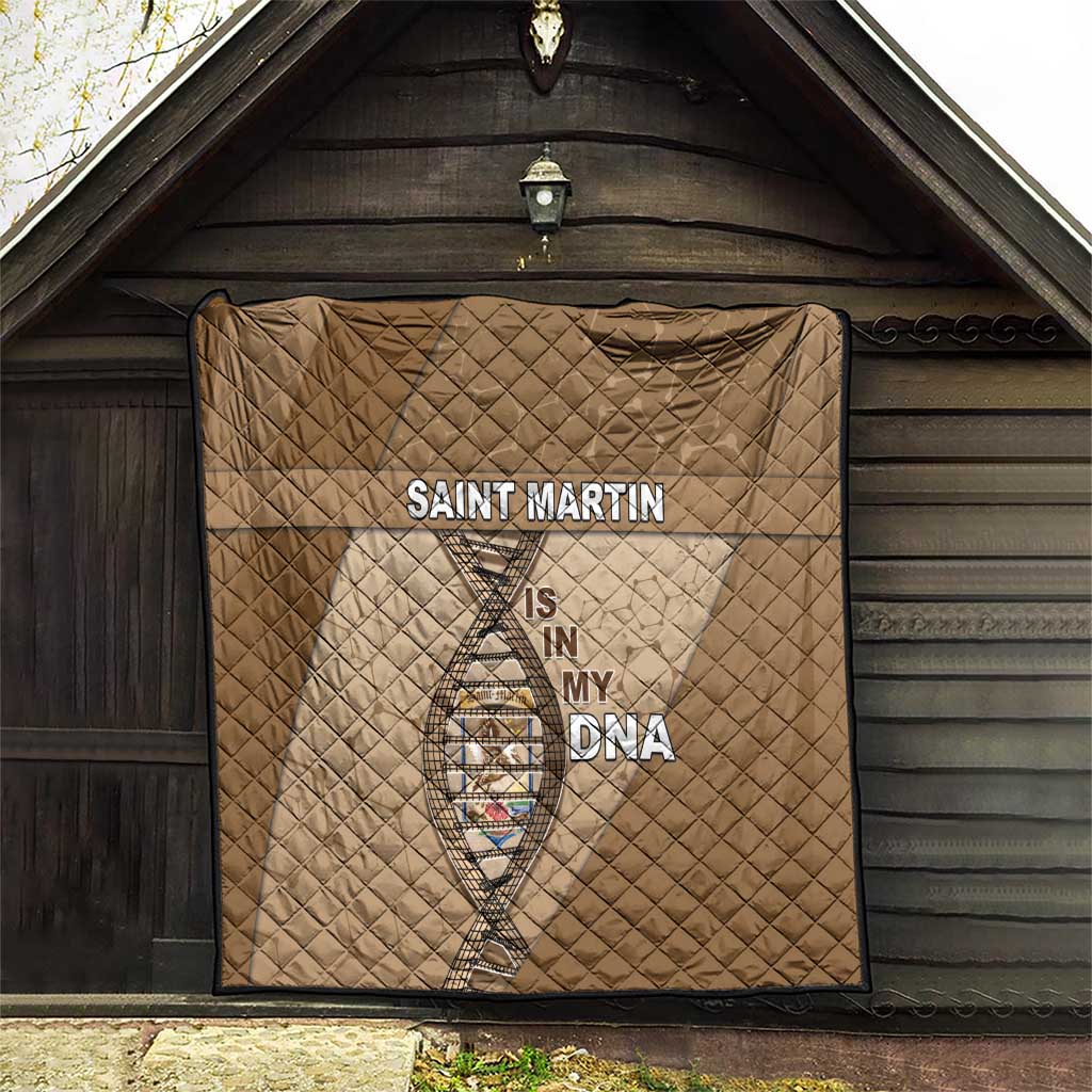Saint Martin Is In My DNA Quilt - Wonder Print Shop