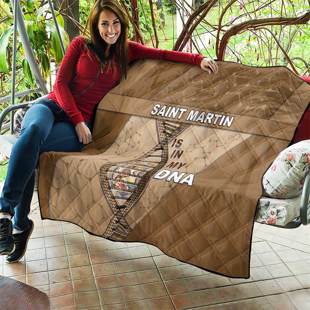 Saint Martin Is In My DNA Quilt - Wonder Print Shop