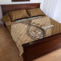Saint Martin Is In My DNA Quilt Bed Set - Wonder Print Shop