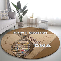 Saint Martin Is In My DNA Round Carpet - Wonder Print Shop
