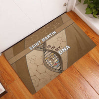 Saint Martin Is In My DNA Rubber Doormat - Wonder Print Shop