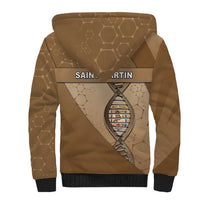 Saint Martin Is In My DNA Sherpa Hoodie - Wonder Print Shop