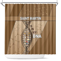 Saint Martin Is In My DNA Shower Curtain - Wonder Print Shop