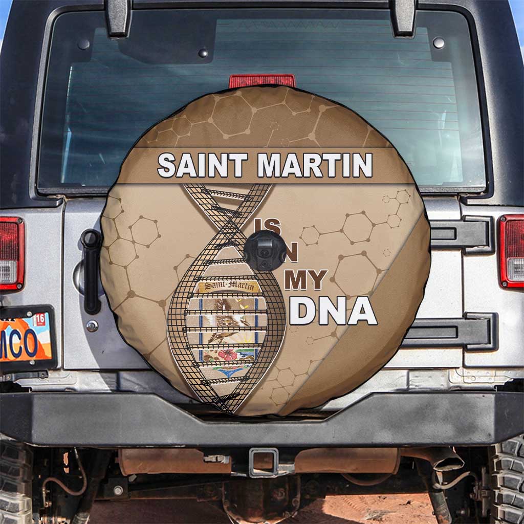 Saint Martin Is In My DNA Spare Tire Cover - Wonder Print Shop