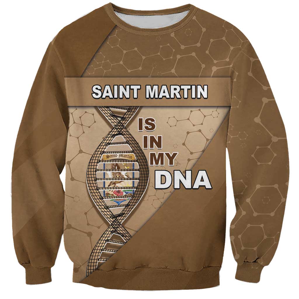 Saint Martin Is In My DNA Sweatshirt - Wonder Print Shop