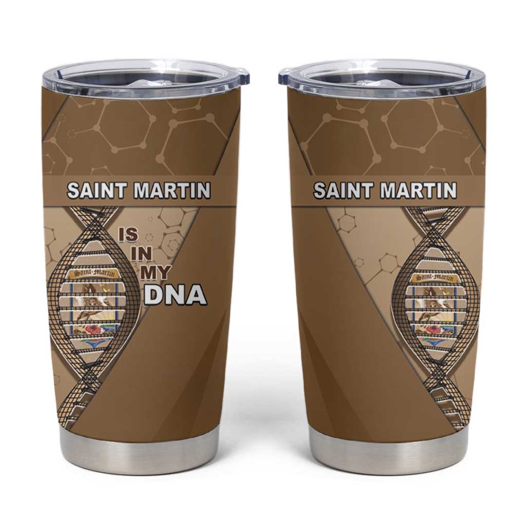 Saint Martin Is In My DNA Tumbler Cup - Wonder Print Shop
