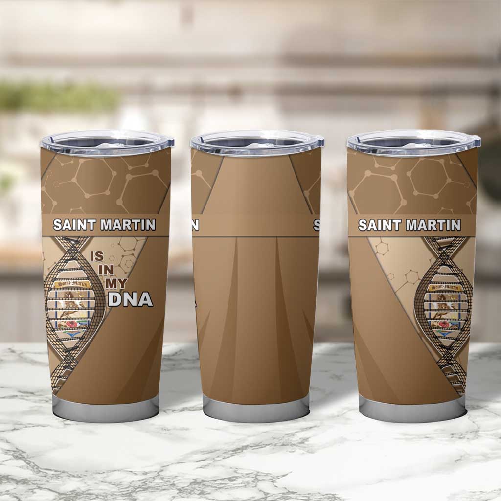 Saint Martin Is In My DNA Tumbler Cup - Wonder Print Shop