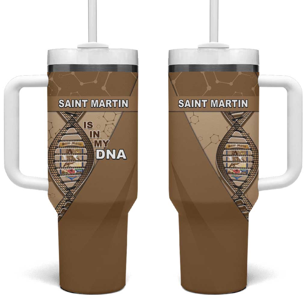 Saint Martin Is In My DNA Tumbler With Handle - Wonder Print Shop