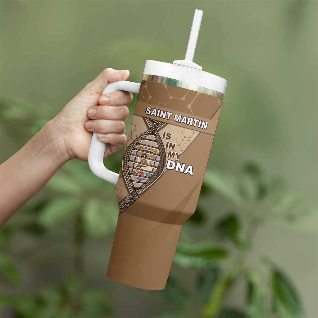 Saint Martin Is In My DNA Tumbler With Handle - Wonder Print Shop