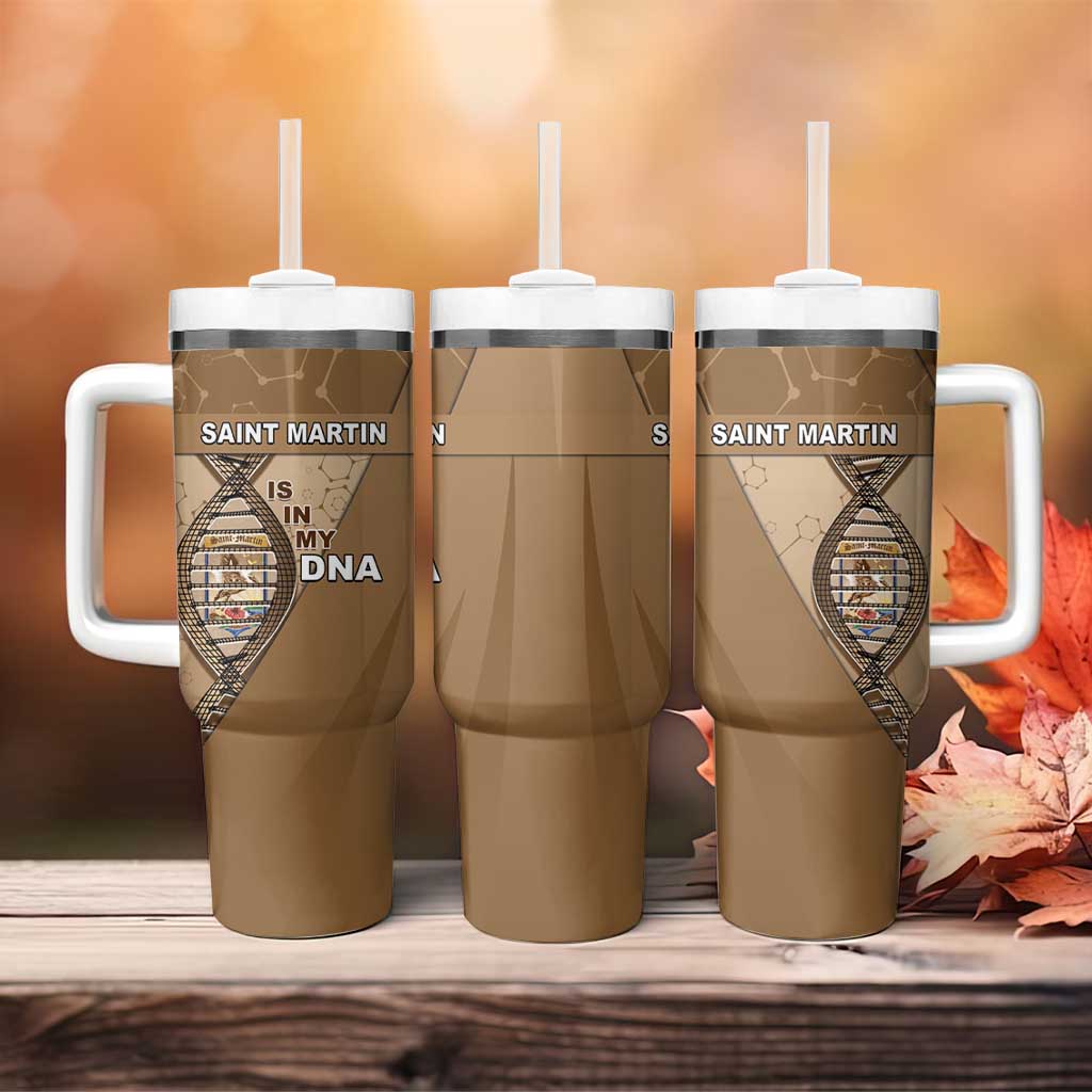 Saint Martin Is In My DNA Tumbler With Handle - Wonder Print Shop