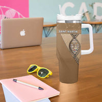 Saint Martin Is In My DNA Tumbler With Handle - Wonder Print Shop