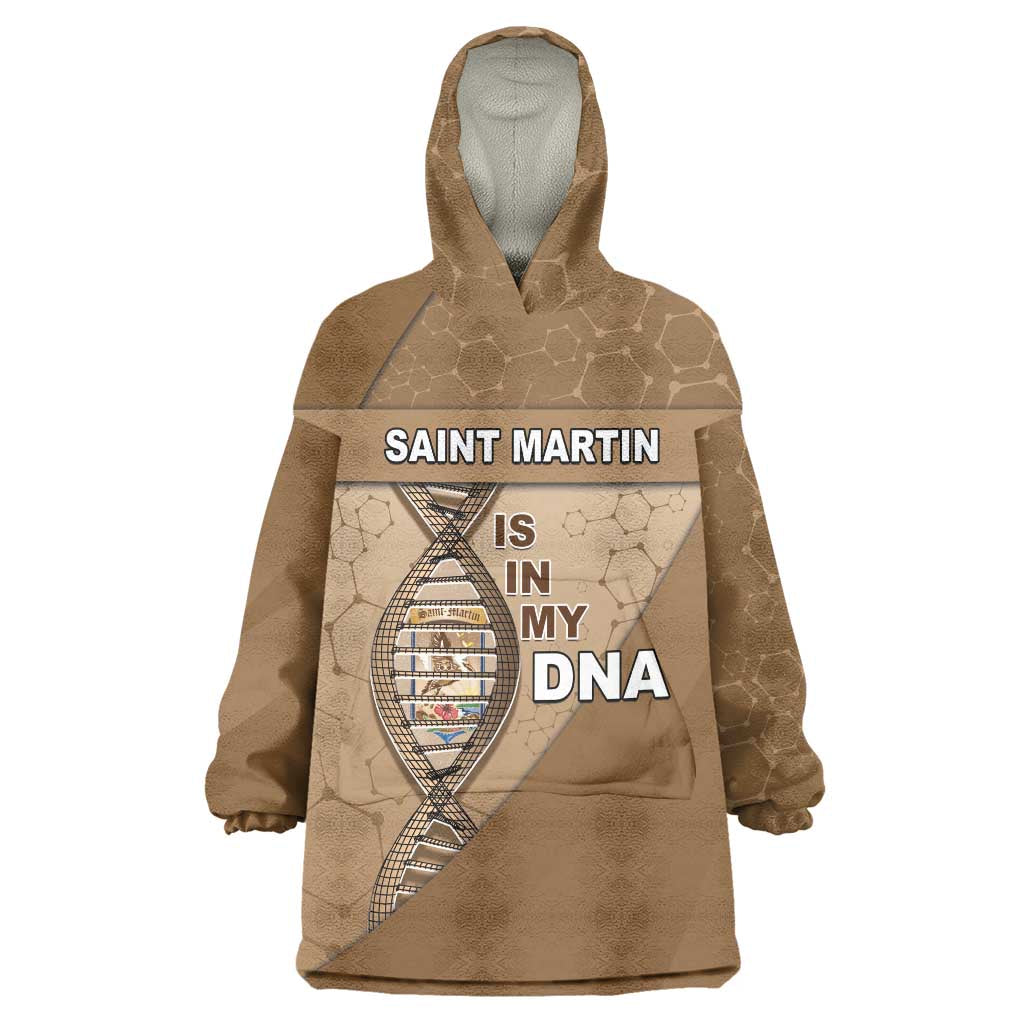 Saint Martin Is In My DNA Wearable Blanket Hoodie - Wonder Print Shop