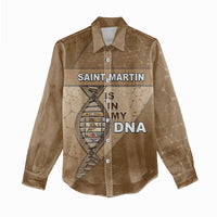 Saint Martin Is In My DNA Women Casual Shirt - Wonder Print Shop