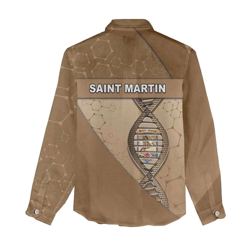 Saint Martin Is In My DNA Women Casual Shirt - Wonder Print Shop