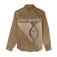 Saint Martin Is In My DNA Women Casual Shirt - Wonder Print Shop