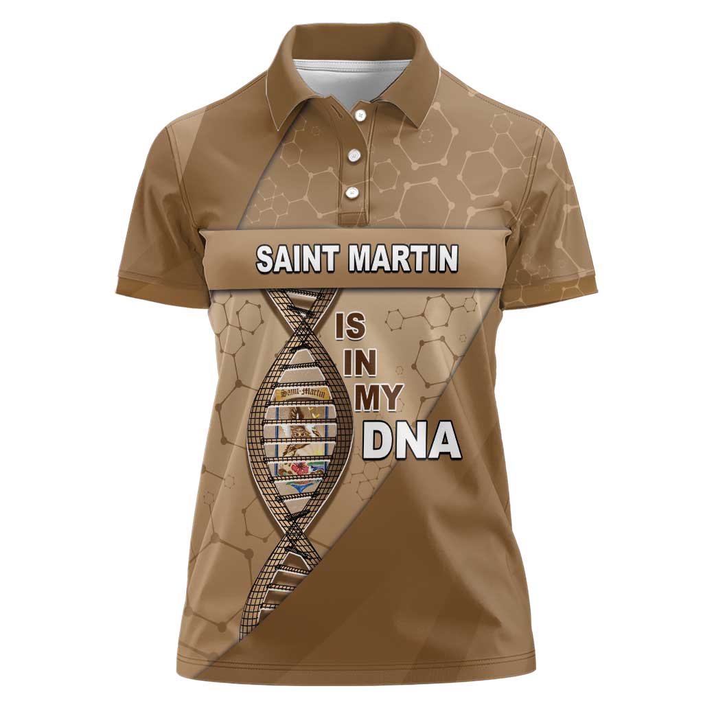 Saint Martin Is In My DNA Women Polo Shirt - Wonder Print Shop