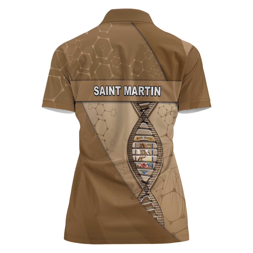 Saint Martin Is In My DNA Women Polo Shirt - Wonder Print Shop