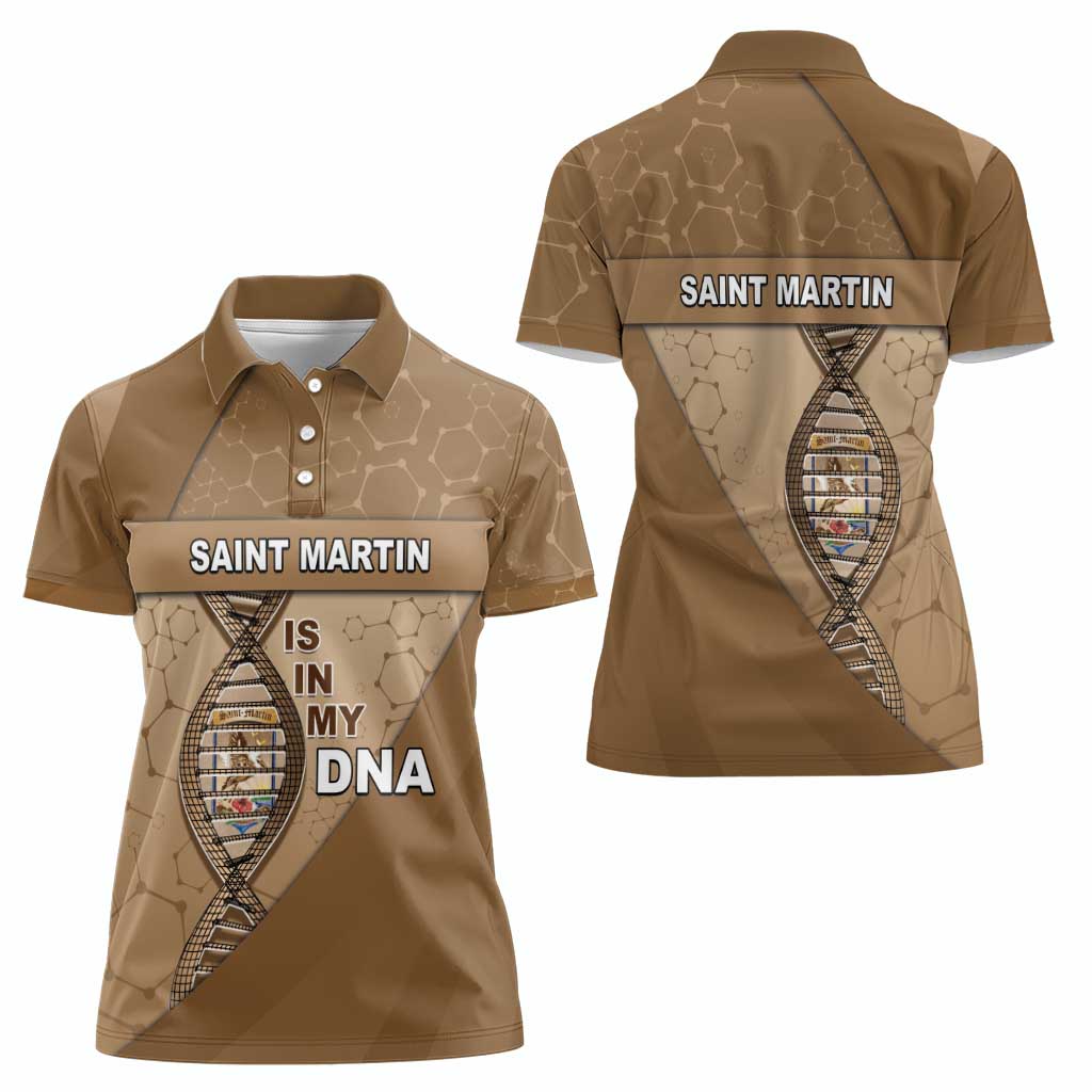 Saint Martin Is In My DNA Women Polo Shirt - Wonder Print Shop