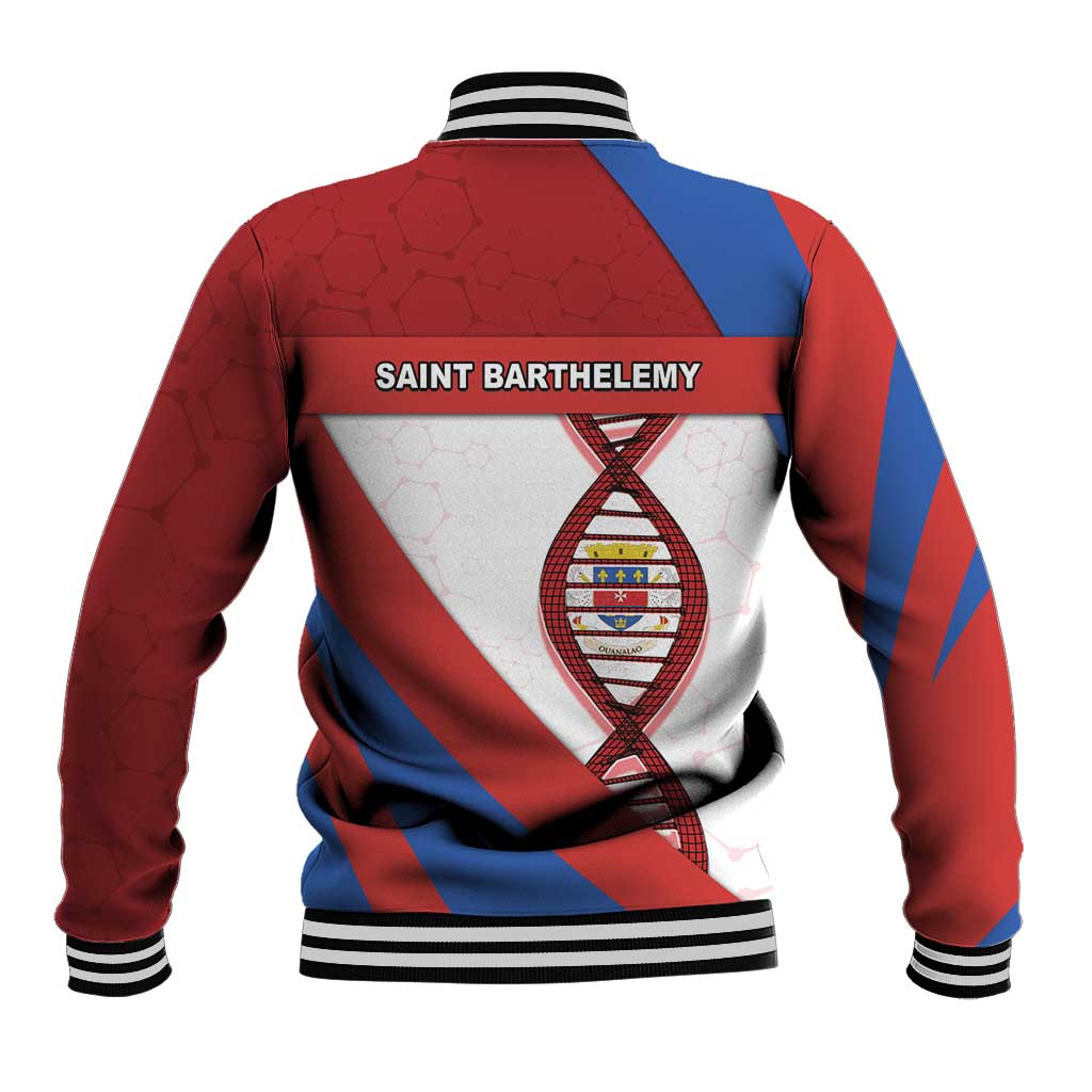 Saint Barthelemy Is In My DNA Baseball Jacket - Wonder Print Shop