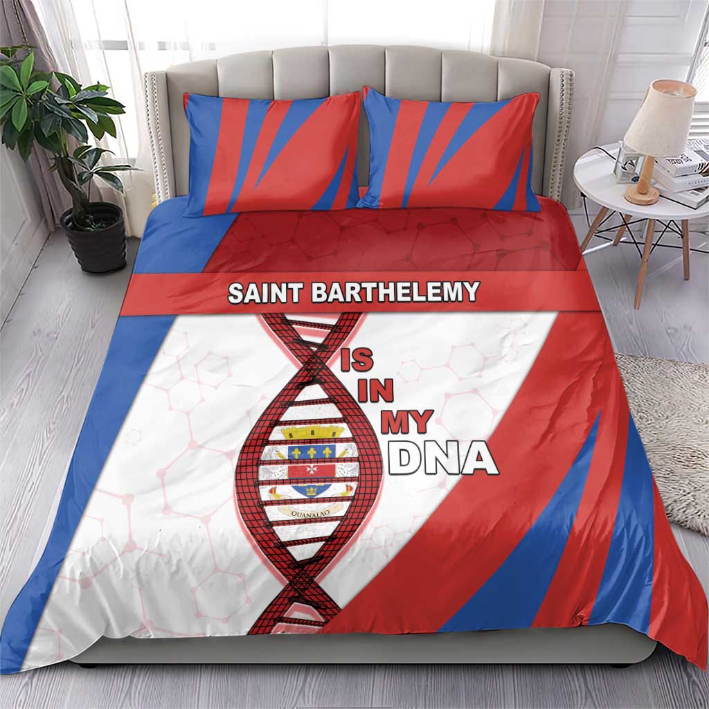 Saint Barthelemy Is In My DNA Bedding Set - Wonder Print Shop