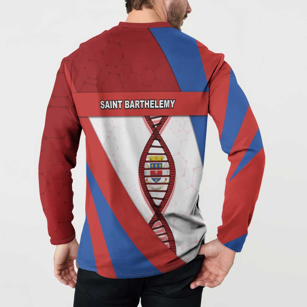 Saint Barthelemy Is In My DNA Button Sweatshirt - Wonder Print Shop