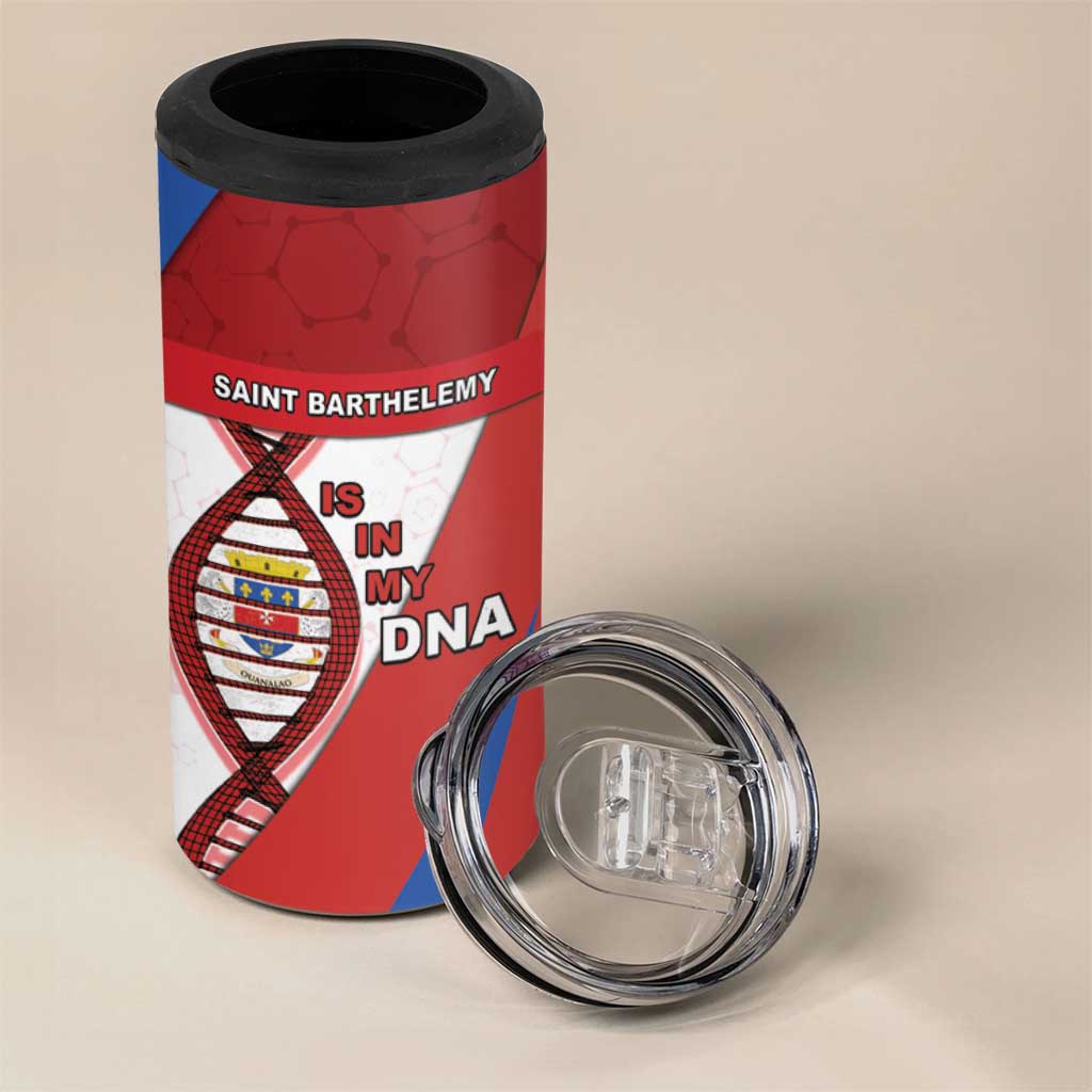 Saint Barthelemy Is In My DNA 4 in 1 Can Cooler Tumbler - Wonder Print Shop