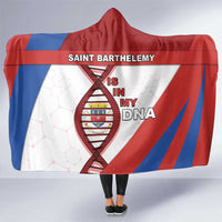 Saint Barthelemy Is In My DNA Hooded Blanket - Wonder Print Shop