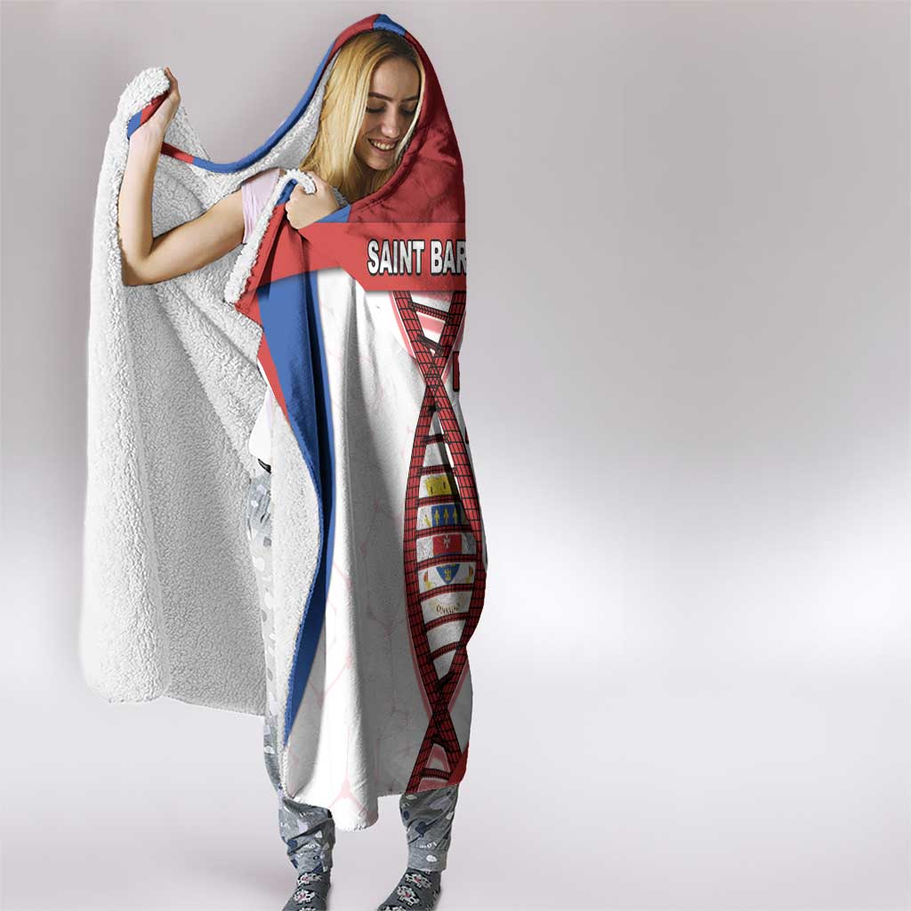 Saint Barthelemy Is In My DNA Hooded Blanket - Wonder Print Shop