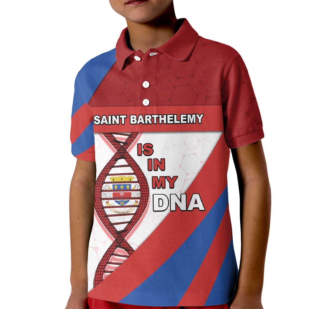 Saint Barthelemy Is In My DNA Kid Polo Shirt - Wonder Print Shop
