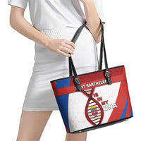 Saint Barthelemy Is In My DNA Leather Tote Bag - Wonder Print Shop