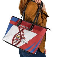 Saint Barthelemy Is In My DNA Leather Tote Bag - Wonder Print Shop